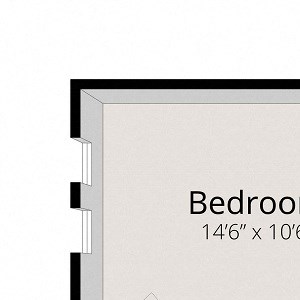 2 bed, 1 ba